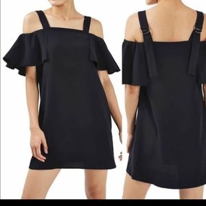 Topshop Cold Shoulder Dress